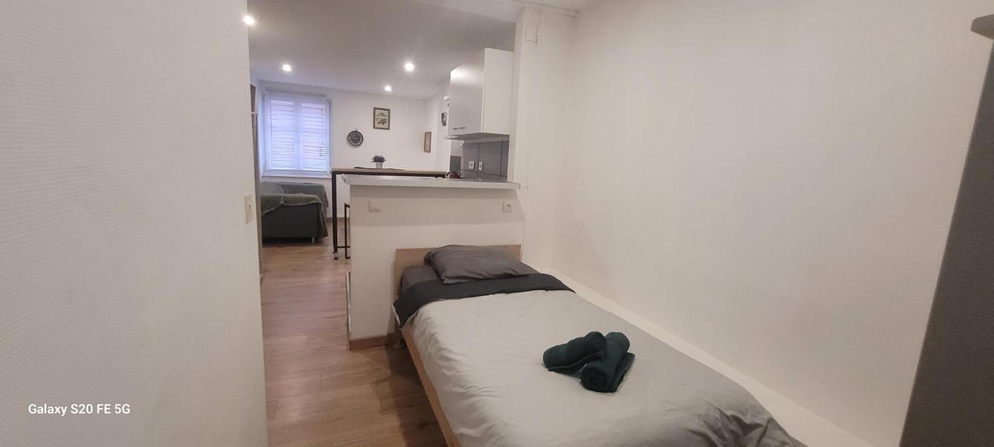 Studio Petit Battant Wifi Supercentre Tres Calme 브장송 외부 사진